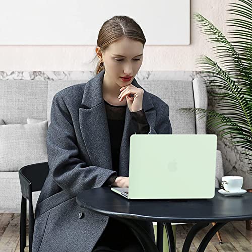 MOSISO Compatible with MacBook Pro 14 inch Case M5 2026 M4 2025 M3 M2 M1 2024-2021 A3427 A3426 A3434 A3112 A3185 A3401 A2918 A2992 A2779 A2442,Hard Case&Keyboard Skin&ScreenFilm&Pouch, Honeydew Green - color: Honeydew Green