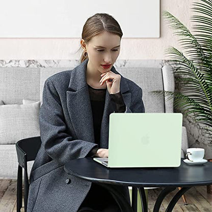 MOSISO Compatible with MacBook Pro 14 inch Case M5 2026 M4 2025 M3 M2 M1 2024-2021 A3427 A3426 A3434 A3112 A3185 A3401 A2918 A2992 A2779 A2442,Hard Case&Keyboard Skin&ScreenFilm&Pouch, Honeydew Green - color: Honeydew Green