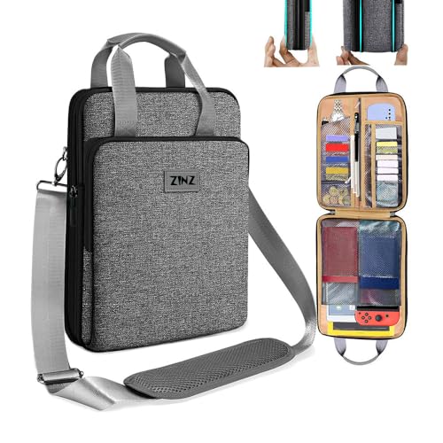 Laptop Case 12.9 13 Shoulder Bag, Expandable Handbag with Valuables Compartment Compatible with MacBook Air/Pro/Neo 13" M5/M4/M3/M2/M1, iPad 12.9/13/11, Water-Resistant & Shockproof,L03G06 - color: L03g06, size: 13"