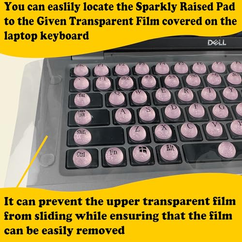 Generic Laptop Keyboard Cover for Long Nails with Raised Keys, Compatible with HP/DELL/Mac/Lenovo/Acer/Asus/Samsung12-18" Notebook Computer (Cat Eye)