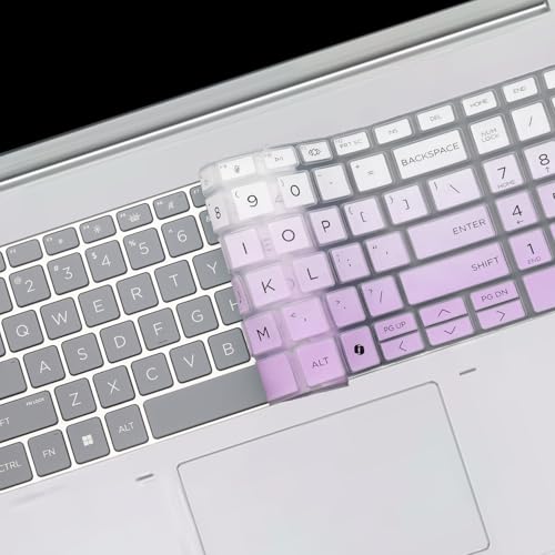 Keyboard Cover for 2026 2025 HP EliteBook 660 G11 16"/EliteBook 665 G11 16", HP ProBook 460 465G11 16 inch Laptop Accessories Protective Keyboard Cover Skin US Layout -OmbrePurlple - color: OmbrePurlple