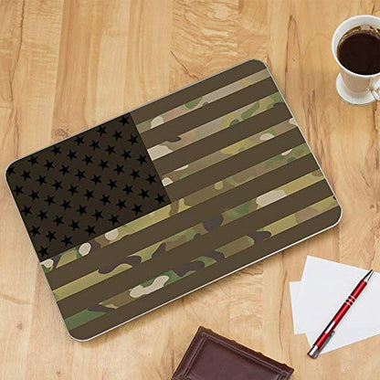 Flags | Custom Fit Made to Order Laptop Notebook Skin Vinyl Sticker Cover Decal Fits 13.3" 14" 15.6" 16" HP Lenovo Apple Mac Dell Compaq Acer American Flag camo Military Service USA Desert - color: Style 3