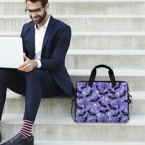 MNSRUU Laptop Bag for 15.6 inch Black Gothic Bats - color: Bats Th0017