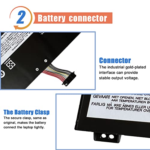 ASODI 80Wh L19C4PC1 L19M4PC1 Laptop Battery Compatible with Lenovo Legion 5P-15IMH05 Legion 5-15IMH05 5-15ARH05 Series SB10W86193 SB10W86198 5B10W86192 5B10W86188 5B10W86194 - size: 14.25*4.29*1.1 inches L19C4PC1
