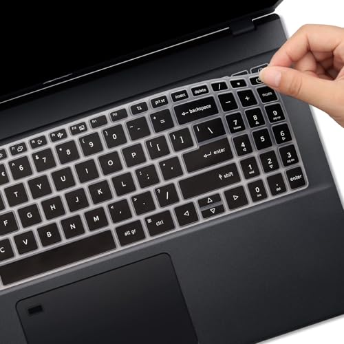 Keyboard Cover for 15.6" Acer Aspire 3 A315-24P-R7VH A315-24PT A315-510/59/58, Aspire 15 A15-41M/51M/61M, Aspire 5 A515-58GM/58M/58MT/58PT A515-57G/57 15.6" (Not Fit A515-46~A515-56 & Aspire 16) - color: Black