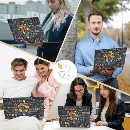 Laptop Shell for MacBook Air 11 inch Case 2015 2014 2013 2012 2011 2010 Release Model A1465 A1370,Air 11.6" Snap on Protective Laptop Hard Case & Keyboard Cover,Creative Bulb - color: Creative Bulb, size: Air 11" 2010-2015(A1370/A1465)