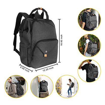 Hap Tim Laptop Backpack, Travel Backpack for Women,Work Backpack (7651-DG) - color: Dark Grey
