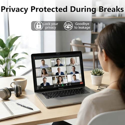 6-Pack Laptop Camera Cover Slide & Webcam Cover for Privacy Protection - Ultra Thin Slide Cover, Compatible with MacBook Pro/Air, iPad, iPhone, Surface Pro, Android Tablets, PC & Smartphones