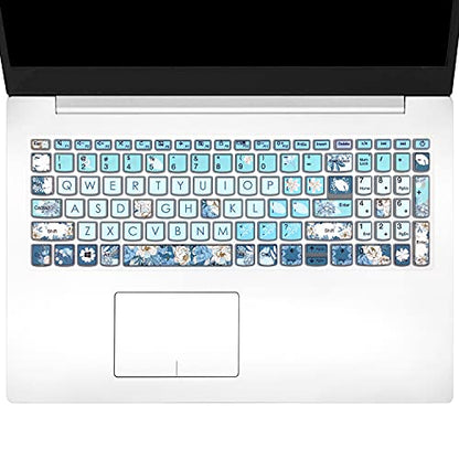 Keyboard Cover for Lenovo IdeaPad 320 330 330s 340s 520 720s 130 S145 L340 S340 15.6" 17.3"/ IdeaPad 3/Yoga C740 C940 15.6"/ ThinkBook 15/Lenovo-A12, Peony - color: Peony