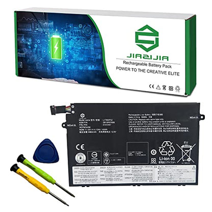 01AV447 L17M3P52 SB10K97608 Laptop Battery Replacement for Lenovo ThinkPad E480 E485 E495 E580 E585 E490 E590 E595 E14 E15 Series 01AV445 L17L3P51 01AV448 L17C3P51 01AV446 L17M3P51 11.1V 45Wh - size: 13.2*5.2*1.4inch 01AV447