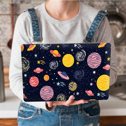 Universal Laptop Skin Sticker with 2 Wrist Pad Skins, Waterproof Scratch Resistant Vinyl Laptop Cover Decal, Cut to Fit for 11–15.6 Inch MacBook HP Dell Lenovo, Cosmic Planet - color: Cosmic Planet