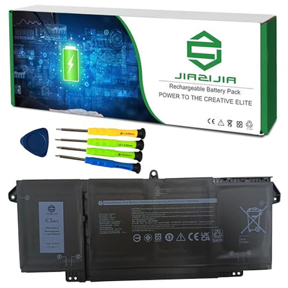 7FMXV CPX-1PP63 63Wh Laptop Battery Replacement for Dell Latitude 5320 7320 7420 7520 P138G P138G001 P139G P139G001 P133G P134G P135G P136G P110F Series 0TN2GY TN2GY 04M1JN 4M1JN 1PP63 15.2V - size: 12.1*5.1*1.0inch 7FMXV