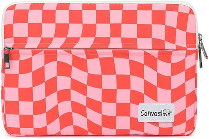 Laptop Sleeve Case Bag with Pocket for MacBook Pro 14 inch and 14 inch-14.4 inch HP, Lenovo, Dell, ASUS, Acer Notebook Computer (Checkered) - color: Checkered, size: 14 inch