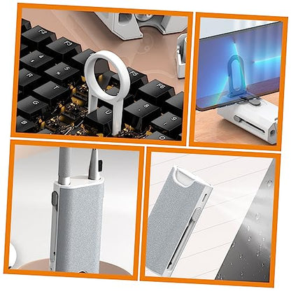 Mikinona Multifunctional Cleaning Kit Includes Keyboard Screen Cleaner Earphone Headset Brush for Home Office