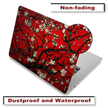 Laptop Skin Sticker Decal, 12" 13" 13.3" 14" 15" 15.4" 15.6 inch Laptop Universal Netbook PC Notebook Vinyl Reusable Skin Sticker Cover Art Case Protector Personalized, Red Van Gogh Painting - color: Red Van Gogh Painting