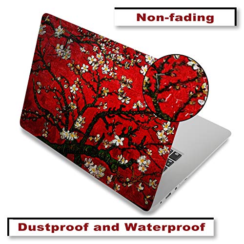 Laptop Skin Sticker Decal, 12" 13" 13.3" 14" 15" 15.4" 15.6 inch Laptop Universal Netbook PC Notebook Vinyl Reusable Skin Sticker Cover Art Case Protector Personalized, Red Van Gogh Painting - color: Red Van Gogh Painting