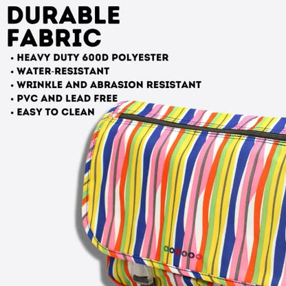 J World New York Terry Messenger Bag for Women Girls School Kids - color: Wavery