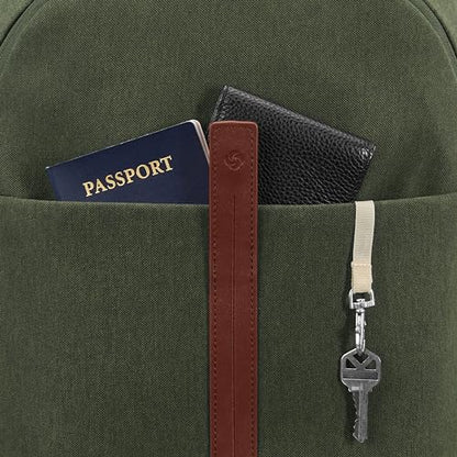 Samsonite Virtuosa Carry-On Travel Backpack with Padded Laptop Sleeve, Pine Green - color: Pine Green