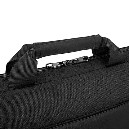 Lenovo Laptop Shoulder Bag T215 15.6 inch - Black- Slip Laptop Compartment - Front Zippered Pocket - Adjustable Strap