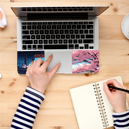 Universal Laptop Skin, DIY Cut-to-Fit Vinyl Cover Compatible with HP, Dell, Lenovo, Mac (13.3" to 15.6"), Anti-Scratch, No Residue & Bubble-Free Protective Decal Sticker, Anime Cat Cherry - color: Anime Cat Cherry