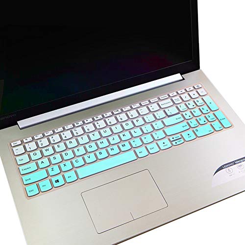 MUBUY Keyboard Cover for Lenovo IdeaPad 3 15 15.6 17.3 |Lenovo Yoga C740 C940 15.6 |Lenovo Ideapad 320 330 330s 340s 520 S540 720s 130 S145 L340 S340 V330 V130 |ThinkBook 15 -Mint Green - color: MintGreen