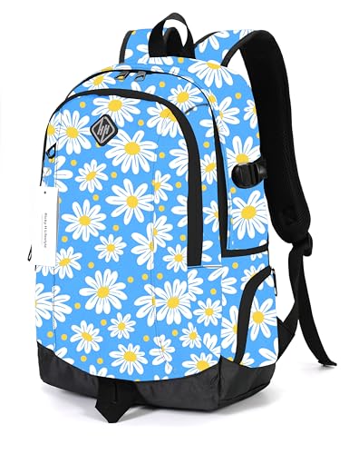 rickyh style School Backpack Travel Bag for Men & Women Lightweight College Back Pack with Laptop Compartmen - color: 09jidanhua