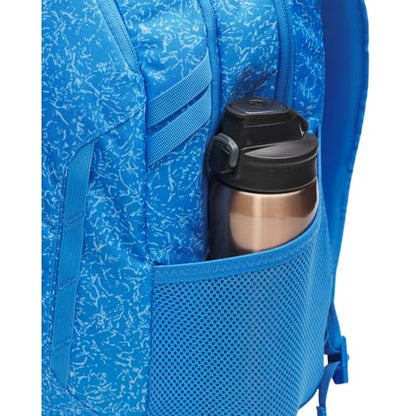 Under Armour Unisex Hustle 6.0 Backpack, Blue Atlantis/Blue Atlantis/Silver - color: (402) Blue Atlantis / Blue Atlantis / Metallic Silver, size: One Size