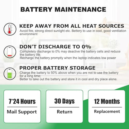 L19M3PD6 L19L3PD6 Laptop Battery Replacement for Lenovo Flex 5-15IIL05 5-14IIL05 5-14ARE05 5-14ALC05 5-15ALC05 5-15ITL05 Series Notebook L19C3PD6 L19D3PD6 SB10X49074 SB10X49076 11.52V 52.5Wh - size: 11.2*3.73*0.19inch L19M3PD6