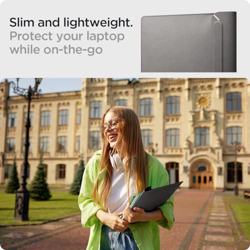 Spigen Valentinus Protective Laptop Sleeve, 14-Inch MacBook | For MacBook Neo/Pro/Air M1-M5 Chips (2018-2026) - City Gray - color: City Gray, size: 14-inch