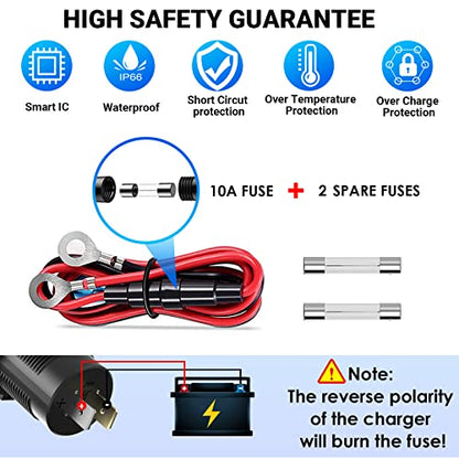 83W Laptop 12V USB Outlet: OUFFUN 65W PD Car Charger and 18W QC3.0 with Power Switch Waterproof for Car RV Boat Marine Motocycle Truck Golf Cart