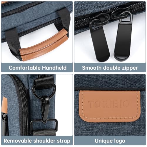 13.3-14 Inch Laptop Sleeve Bag, Padded Carrying Case for New MacBook Neo 13" (A18 Pro), MacBook Pro 14" M5/M4/M3/M2 14" /13", MacBook Air 13.6"/14" M5/M4/M3/M2 2026-2022, Surface Pro AI PC/9/8 13" - color: Blue, size: 13.3-14 Inch
