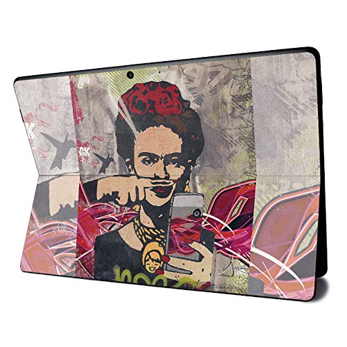 MightySkins Skin for Microsoft Surface Pro X - Grafitti Selfie | Protective, Durable, and Unique Vinyl Decal Wrap Cover | Easy to Apply, Remove, and Change Styles | Made In The USA - color: Grafitti Selfie