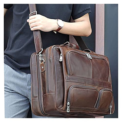 Office 17 Inch Laptop Bag,Large Business Briefcase for Men men,Travel Laptop Shoulder Bag