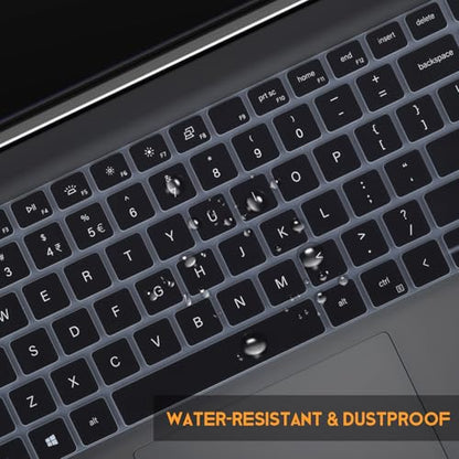 Keyboard Cover for 2026 2025 Dell 15 Laptop DC15250 DC15255 15.6, Dell Inspiron 15 3510 3511 3515 3520 3525 3530 3535 5510 5515 5518 15.6", Inspiron 16 5640 5645, 15.6 Dell Latitude 3520 Skin -Black - color: Black
