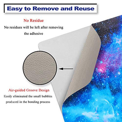 Laptop Skin Sticker Decal 12" 13" 13.3" 14" 15" 15.4" 15.6 inch Laptop Universal Netbook PC Notebook Vinyl Reusable Skin Sticker Cover Art Decal Case Protector Personalized, Starry Sky Galaxy - color: Starry Sky Galaxy