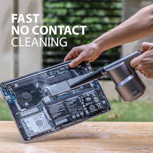 AirTec Ultra Electric Air Duster Blower for PC, Laptop, Console, Electronics and Home Cleaning, Environmental Alternative to Spray air can Duster Keyboard Cleaner (Type 3)