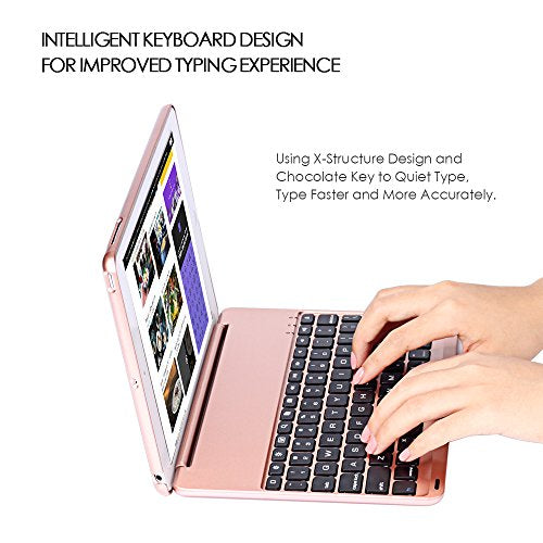 Earto Keyboard Case for iPad 10.2 2019, iPad Air 10.5 2019, iPad Pro 10.5 2017 – Keyboard Compatible with iPad 7th Generation/iPad Air 3 – Backlight Keyboard for Tablet