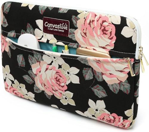 Laptop Sleeve Case Bag Cover with Pocket for MacBook Pro 16 and 16 inch HP Lenovo Dell ASUS Acer Notebook Computer (Pink Rose) - color: Pink Rose, size: 16 inch