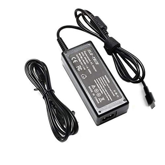 SLE-TECH 65W USB C Laptop Charger Compatible with Hp Chromebook 14 14A G5 11 11A G6 G7 G8 EE R13 X360 Laptops Series - color: black-1