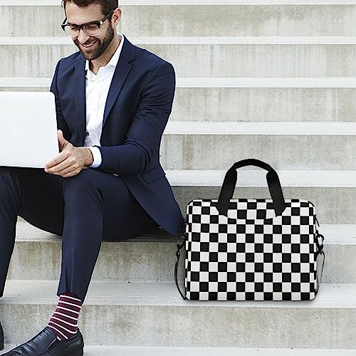 Waving Checkered Flag Car Racing Laptop Case | Waterproof Laptop Briefcase Laptop Bag for Women & Men - color: Color 10