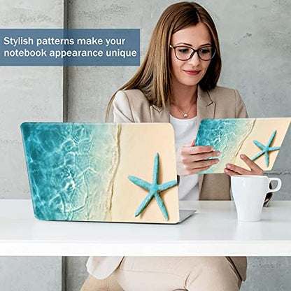 Laptop Skin Sticker Decal 15-15.6 Inches, Universal Reusable Vinyl Sticker for 12.1 13 13.3 14 15.4 Inches Netbook/Notebook PC, Waterproof & Scratch-Resistant (Starfish) - color: Starfish