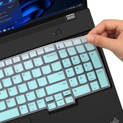 Keyboard Cover for Lenovo ThinkPad T16 P16 P16s 16 inch, Thinkpad L15 Gen 4/3 15.6-inch, ThinkPad T16 Gen 1, Lenovo ThinkPad 15.6" 16" Keyboard Skin (Not Fit Thinkpad L15 Gen 2/1)-Mint Green - color: OmbreMint