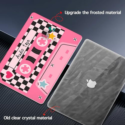 for 2026 MacBook Air 13-inch Laptop Case M5 2026 M4 2025 M3 2024 M2 2022 Release Model A3449 A3240 A3113 A2681, Hard Shell Cover for MacBook Air 13.6 inch, Cassette Tape - color: Cassette Tape
