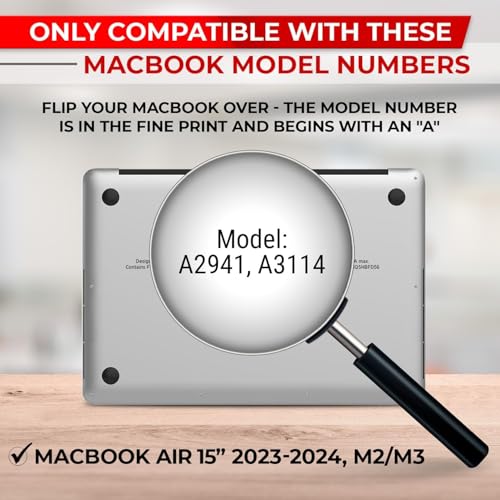 Privacy Screen for MacBook Air 15 Inch (2023-2025, M2, M3, M4) | Removable Flip Over Laptop Privacy Shield | Anti-Glare | Eye Protection| Aniti Spy | Blue Light Reduced Protector - size: Macbook Air 15" M3/M4/M5