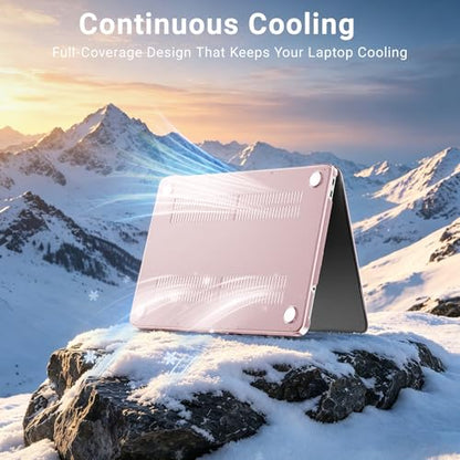 MOSISO Compatible with MacBook Neo Case 13 inch 2026 A3404 A18 Pro Chip | Scratch-Resistant Ultra-thin Protective Hard Shell Case Cover, Baby Pink - color: Baby Pink