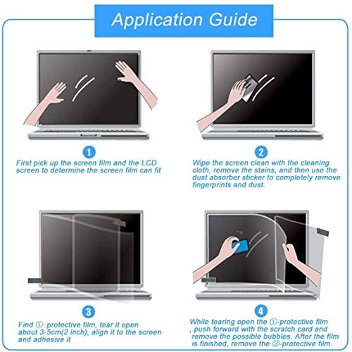 2 Pack Screen Protector for HP Envy x360 2-in-1 14 inch Laptop (14-FA/FC Series) High Definition Anti Fingerprint Anti-Scratch Clear Shield(PET)