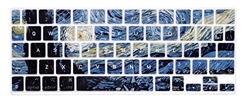 Silicone Magic Keyboard Cover Skin for iPad Pro 11 Inch Magic Keyboard(2nd Generation) 2020 Model,for iPad Pro 11 Keyboard Protector Accessories,Van Gogh Starry Sky - color: Z2-Van Gogh Starry Sky