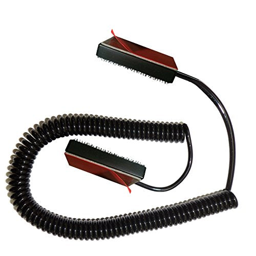 Universal Coiled Security Cable Bulk Pricing Available - Remote Control Tether Security Cable Leash with Hook and Loop Fastener Tape and Double-Sided Tape - Anderic - CBL02 - size: 1 Pack