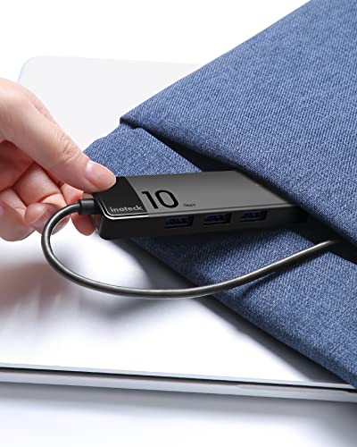 Inateck USB 3.2 Gen 2 Speed, USB C to USB Hub with 4 USB A Ports, HB2025 - size: USB C TO 4A, style: With 0.7ft cable