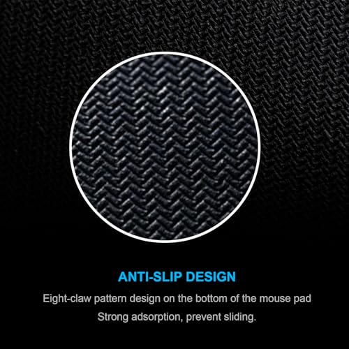 LINNUX Shortcut Key Mouse Pad Cheat Sheet Desk Mat Big Mouse Pad Desk Mats on Top of Desks Long Mousepad with Stitched Edge Non-Slip Rubber Base for Computer Keyboard Laptop PC - color: LINNUX